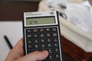 money, bills, calculator